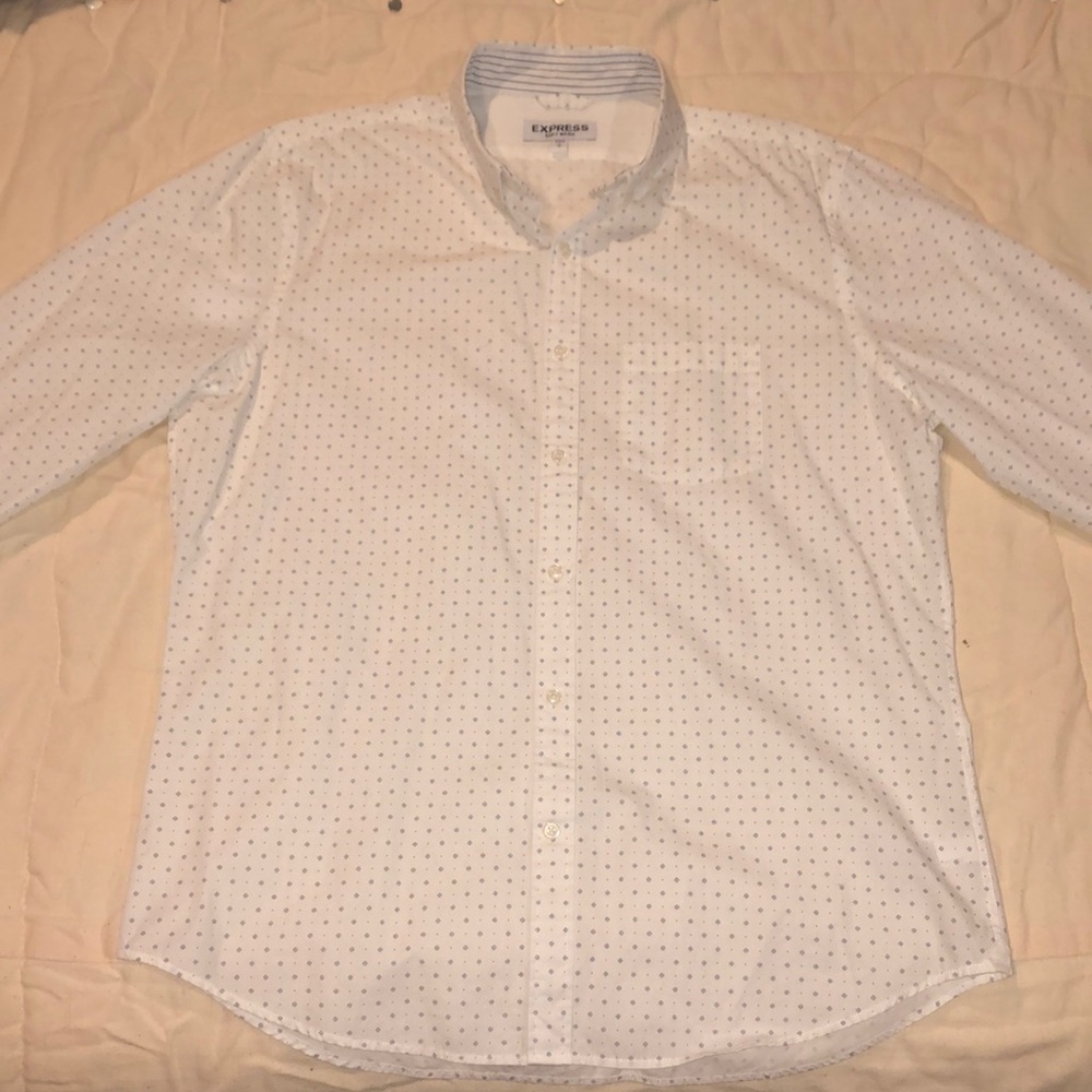 Express soft wash button down shirt